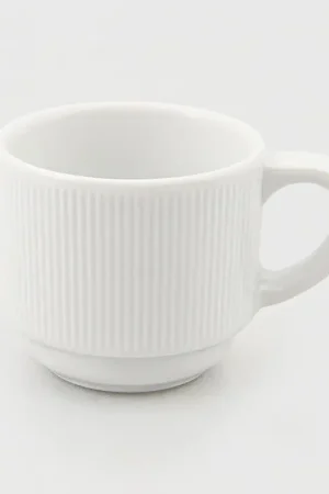 Marque Tasse 'Solena' blanche 10cl